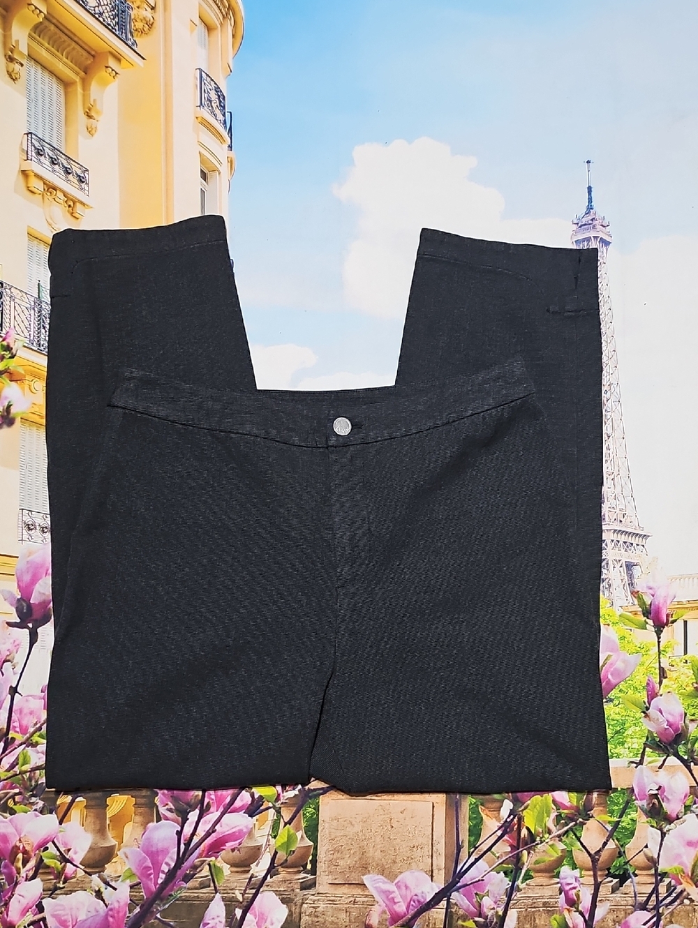 Lysse Gray High Waist Trousers Pants Size 8‎